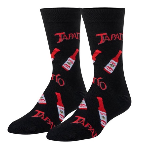 Men’s 4 Pack Food Sauce & Seasoning Theme Crew Socks Set - Picture 6 of 9